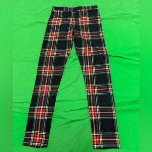 Crewcuts Christmas Plaid Leggings
